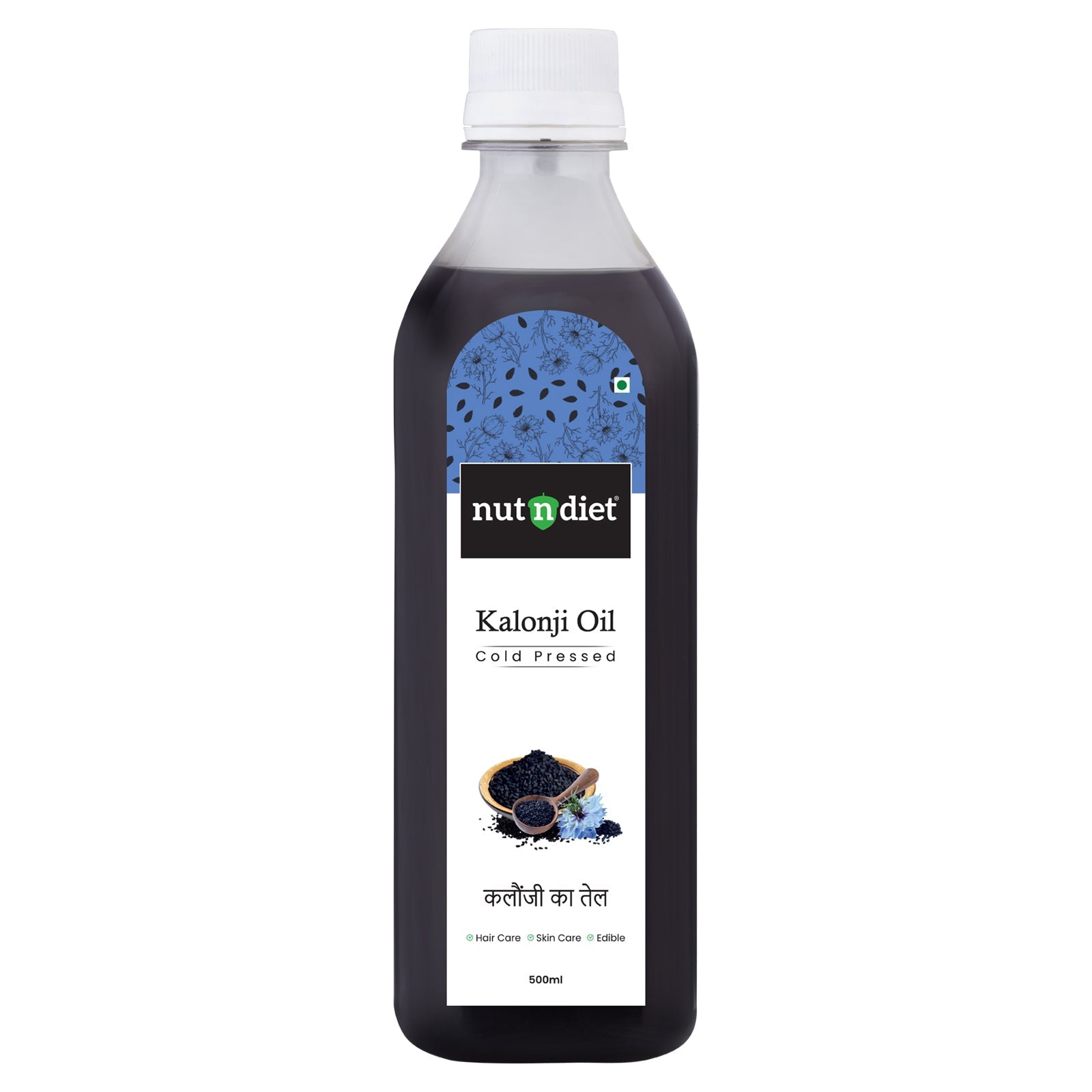 nutndiet Cold Pressed Kalonji Oil 500ml PET Bottle - nutndiet