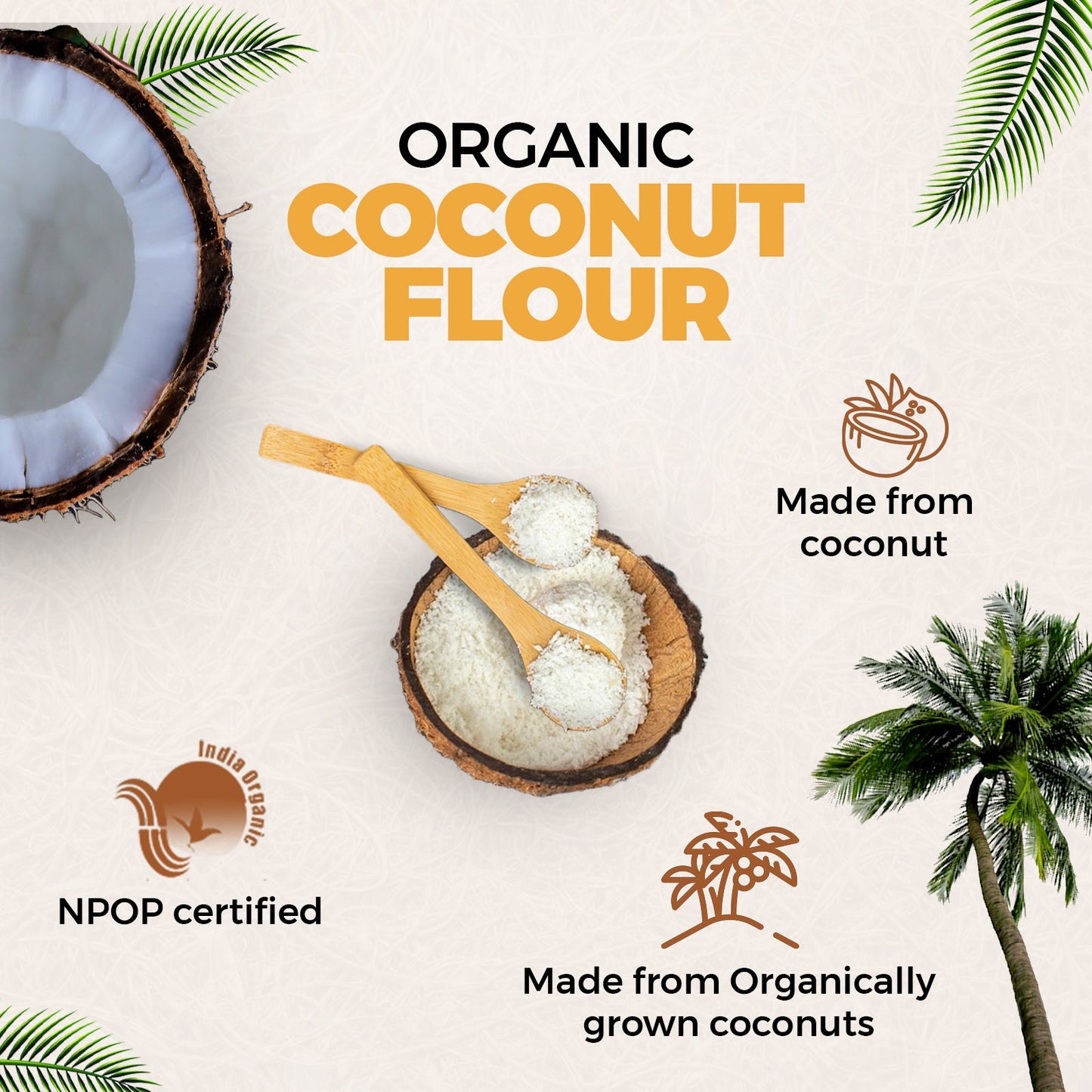 nutndiet Organic Coconut Flour 1kg - nutndiet