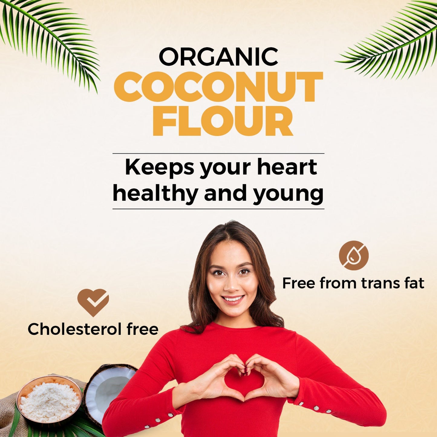 nutndiet Organic Coconut Flour 1kg - nutndiet