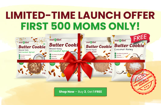 nutndiet Butter Cookies  - Buy 3 Get 1 Free Combo