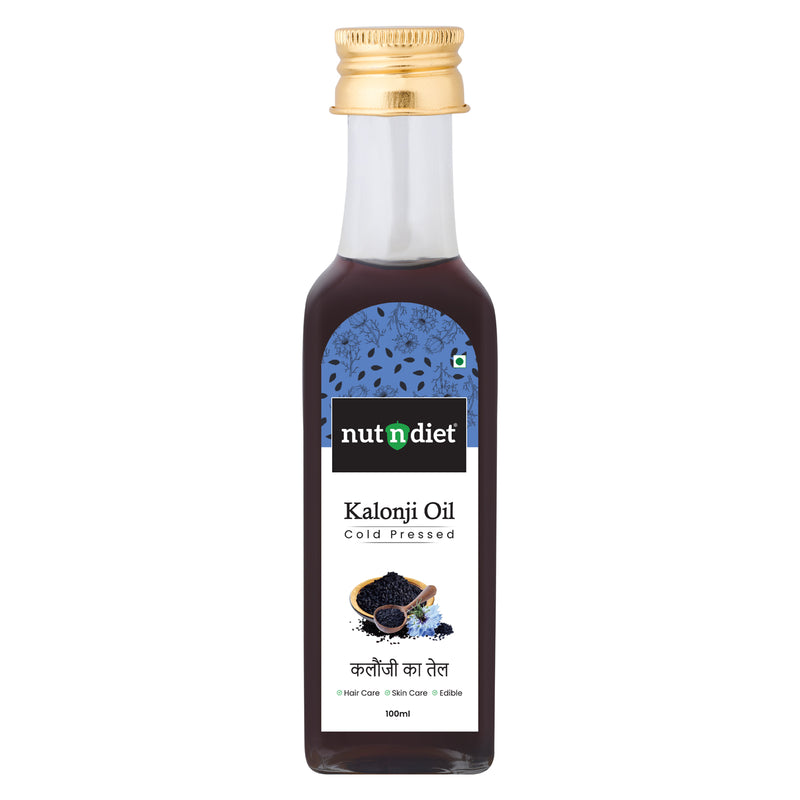 nutndiet Cold Pressed Kalonji Oil 100ml Glass Bottle