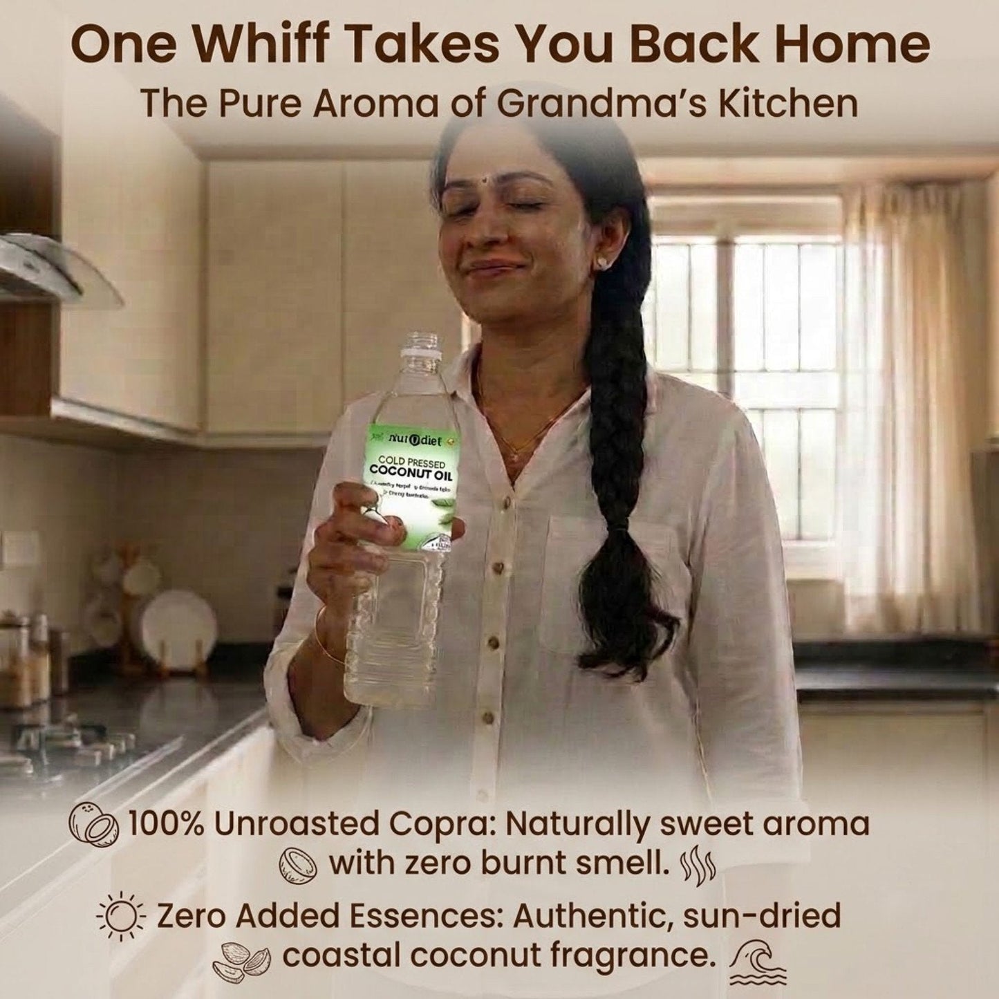 COMBO: Cold Pressed Coconut Oil 5 Litre Can + Granola 200g (Free Gift) - nutndiet