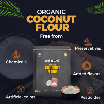 nutndiet Organic Coconut Flour 1kg