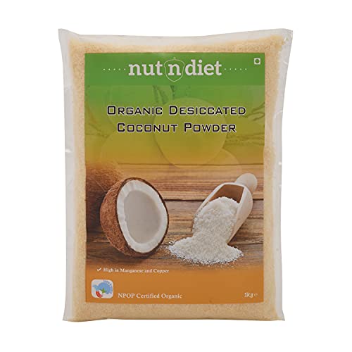 nutndiet Organic Desiccated Coconut Powder 1kg - nutndiet
