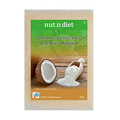 nutndiet Organic Desiccated Coconut Powder 500g - nutndiet